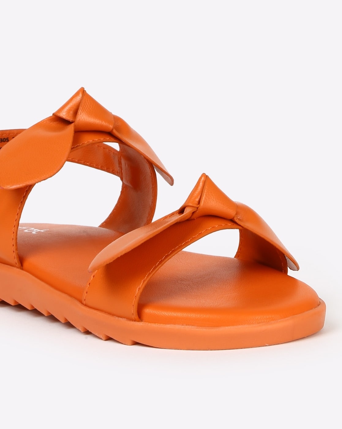 Buy Orange Heeled Sandals for Women by GNIST Online | Ajio.com