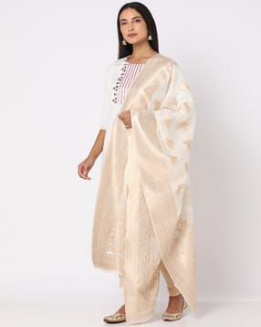 avaasa mix n' match Floral Woven Dupatta-picture-17