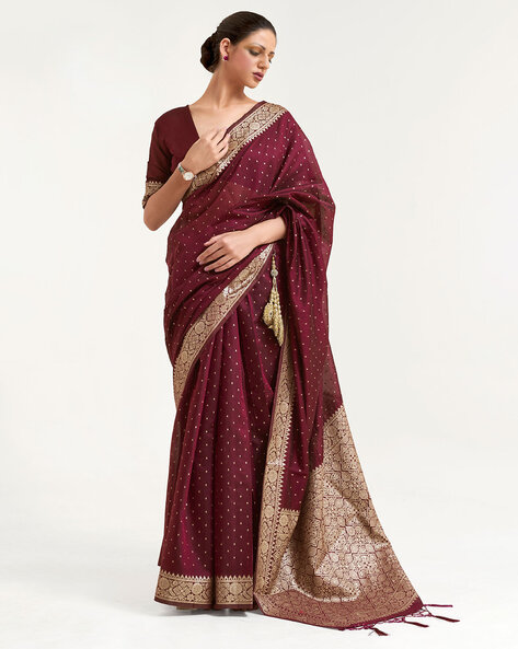 Buy Maroon Color With Japan Satin Silk Fabric With Thred With Sequnce Lace  Work Designer Saree Wedding Saree Sabyasachi Style Party Wear Saree Online  in India - Etsy