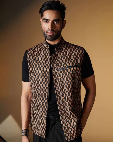 Beige color cheap waistcoat