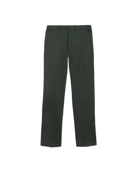 Buy Green Trousers & Pants for Men by Marks & Spencer Online