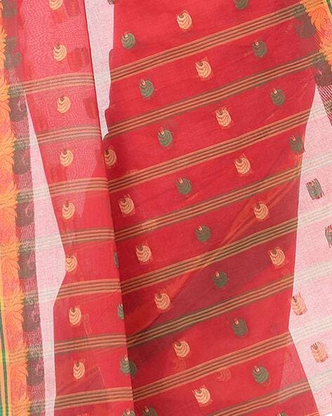 Casual Wear Weaving WoodenTant Pure Cotton Saree, With Blouse, 5.5 m at Rs  600 in South 24 Parganas