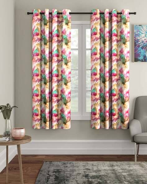 Cortina Eyelet Curtain Set of 2 Window Curtains