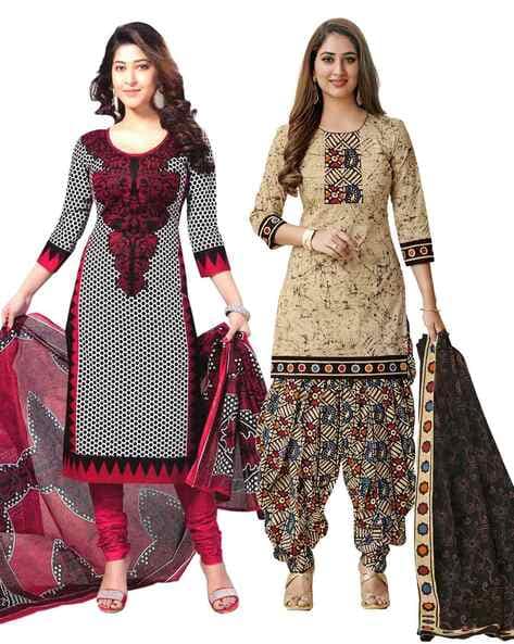 Online shopping dress materials combo outlet offers