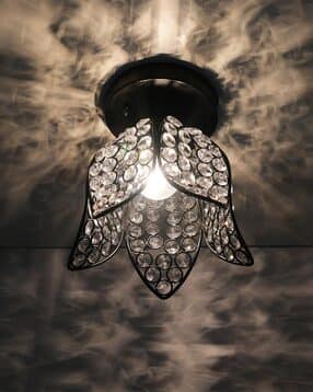 homesake Lotus Crystal Flush Mount Ceiling Light-picture-48