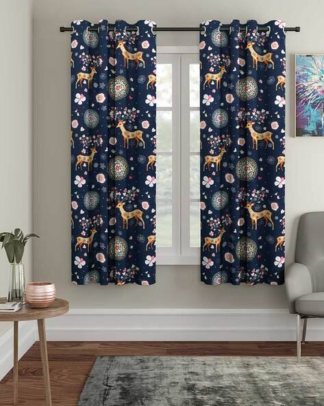 Cortina Eyelet Curtain Set of 2 Window Curtains