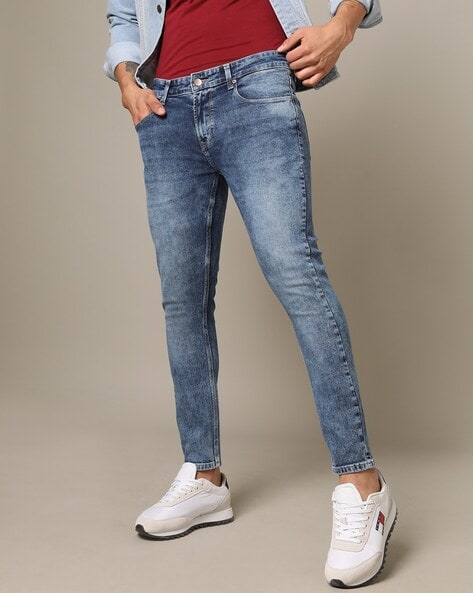 Spykar Men Low-Rise Skinny Fit Jeans