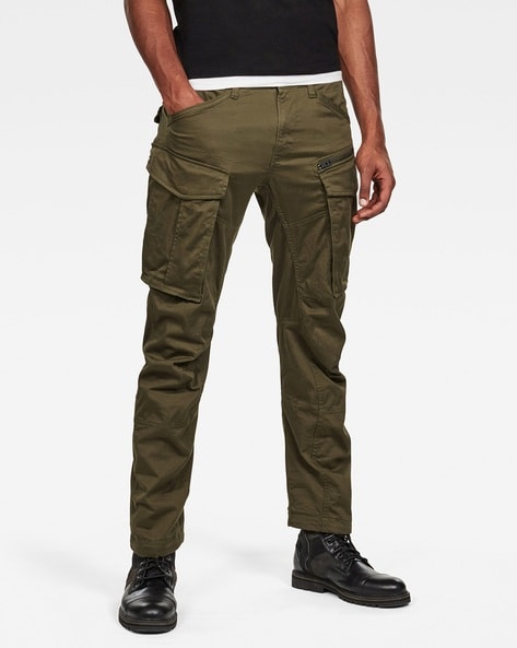 G-Star Pants Rovic Zip 3D Tapered Cargo Pants-Grey