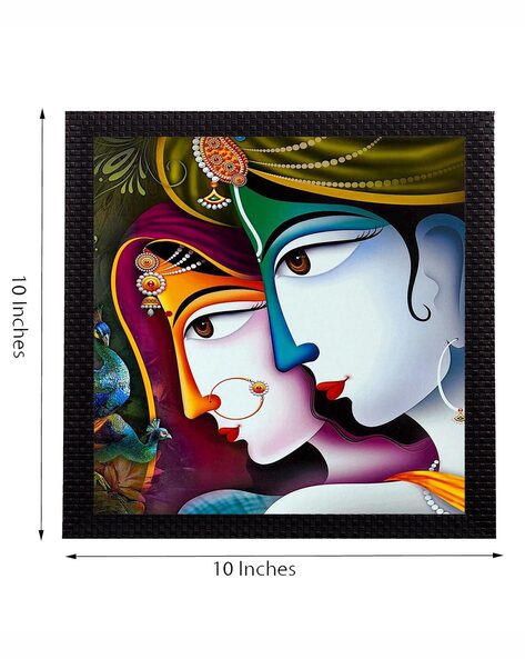 face of radha krishna