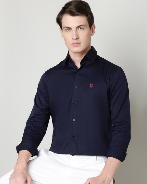 Buy Navy Blue Shirts for Men by U.S. Polo Assn. Online Ajio