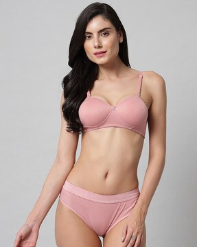 Buy Pink Lingerie Sets for Women by CUP'S-IN Online