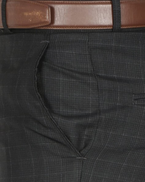 Buy Black Trousers & Pants for Men by MCHENRY Online