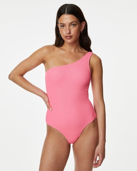 Pale pink cheap one piece swimsuit