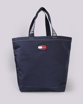 Tommy hilfiger discount leather tote bag