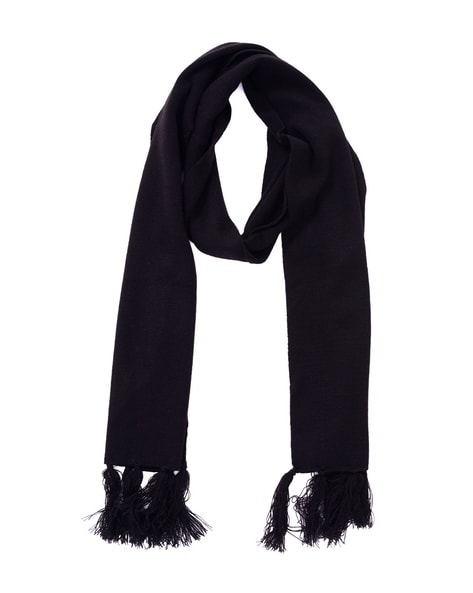 Black cheap muffler scarf