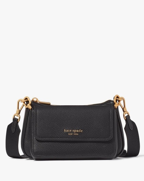 Kate Spade Crossbody Bags On Sale - Black Spencer North South Phone Womens