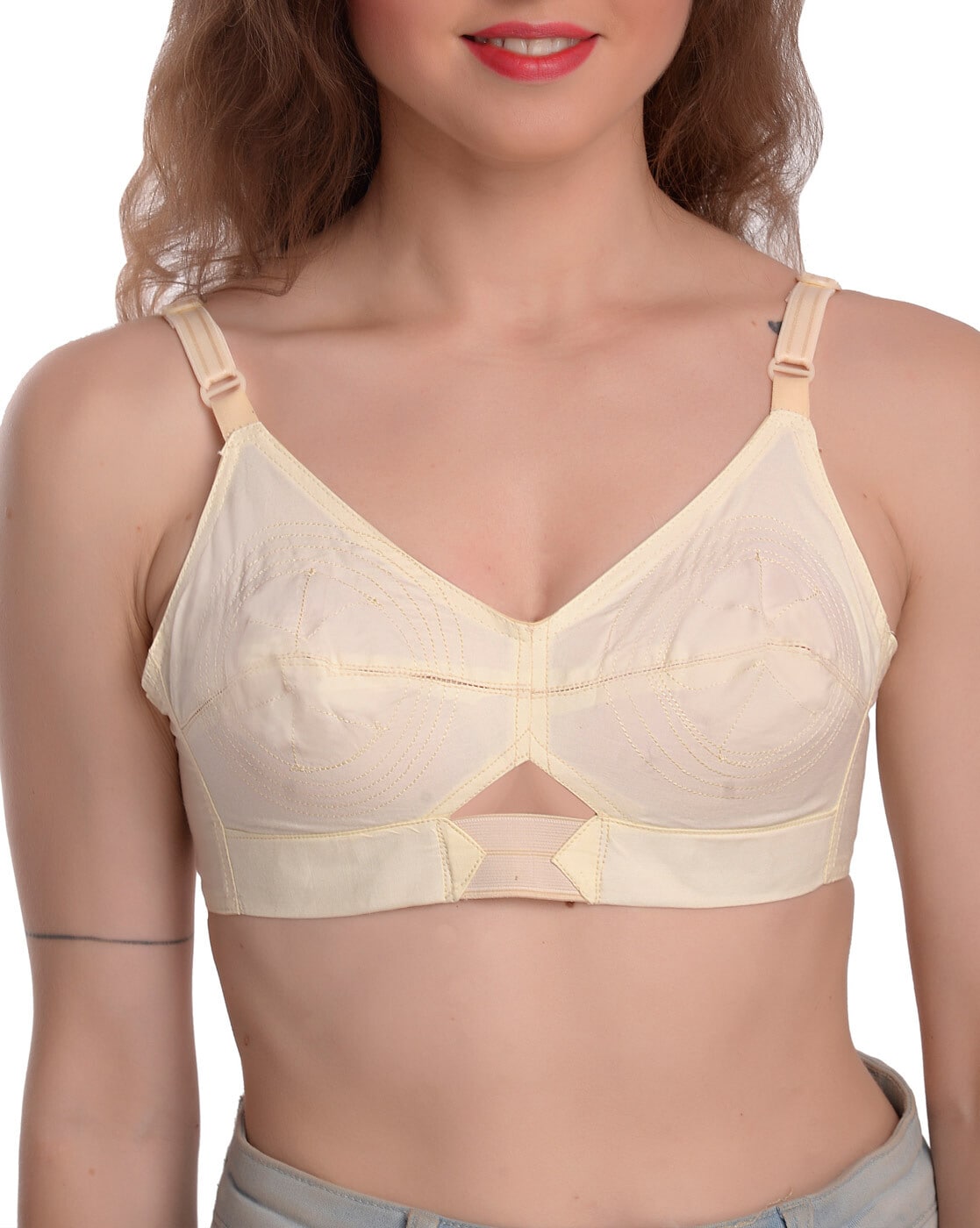 Buy Cream Bras for Women by SAPATOS Online