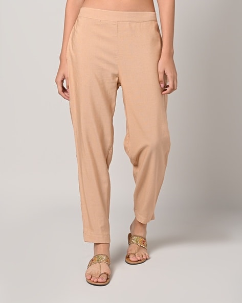 Buy Beige Trousers & Pants for Girls by AARIKA GIRLS ETHNIC Online |  Ajio.com