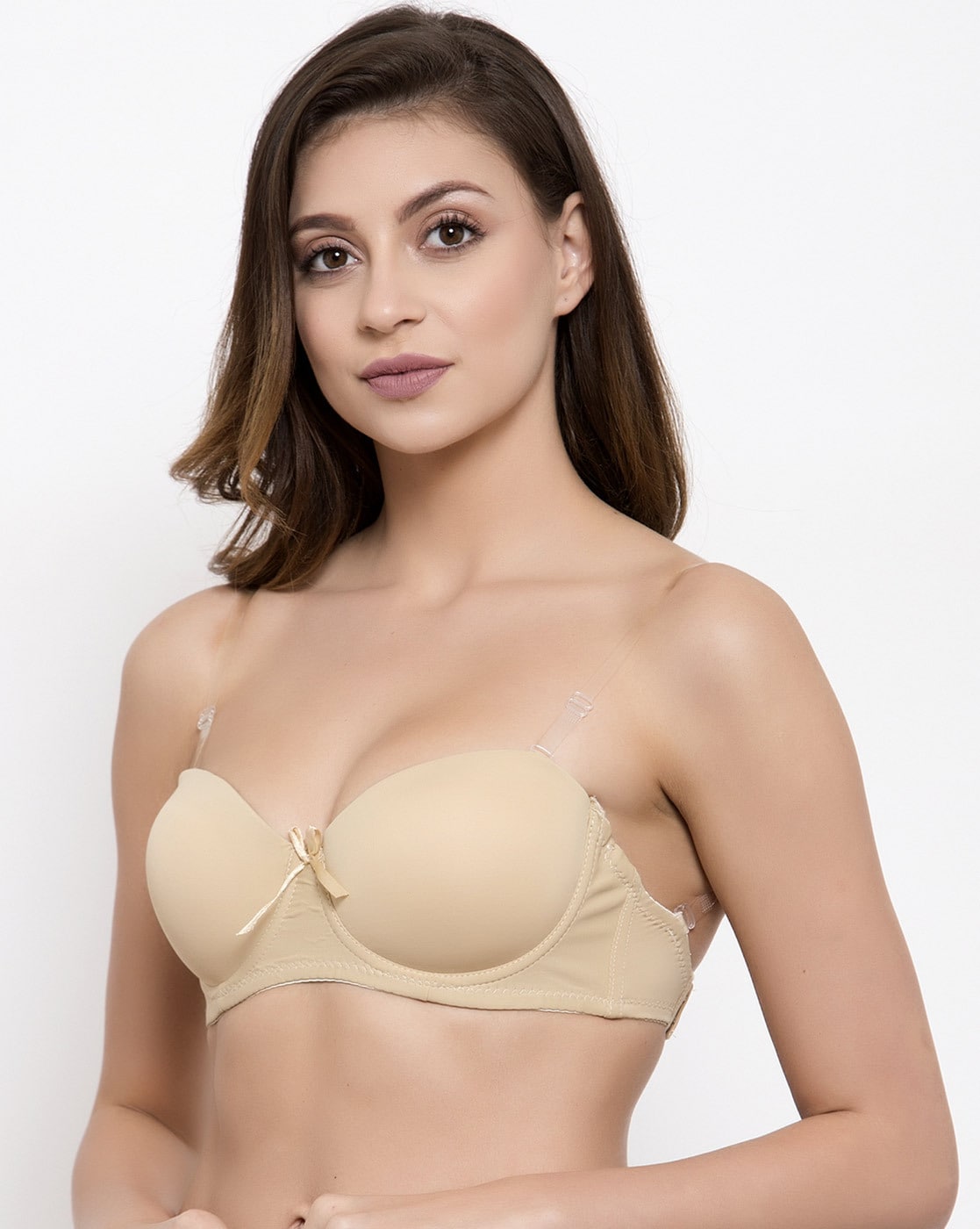 Plain beige Underwire Strapless Backless Adhesive Bra For Inner Wear at Rs  1300/piece in Mumbai