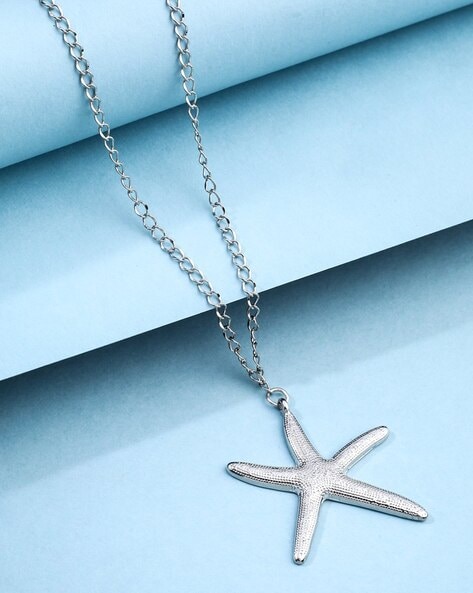 Silver Crystal Starfish Necklace Set – Yankee Ingenuity
