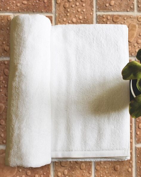 White bamboo online towels