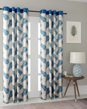 Set of 2 Printed Long Door Curtains-image-42