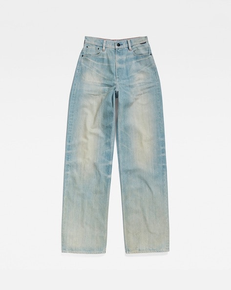 Stray Ultra High Loose Jeans, Medium blue
