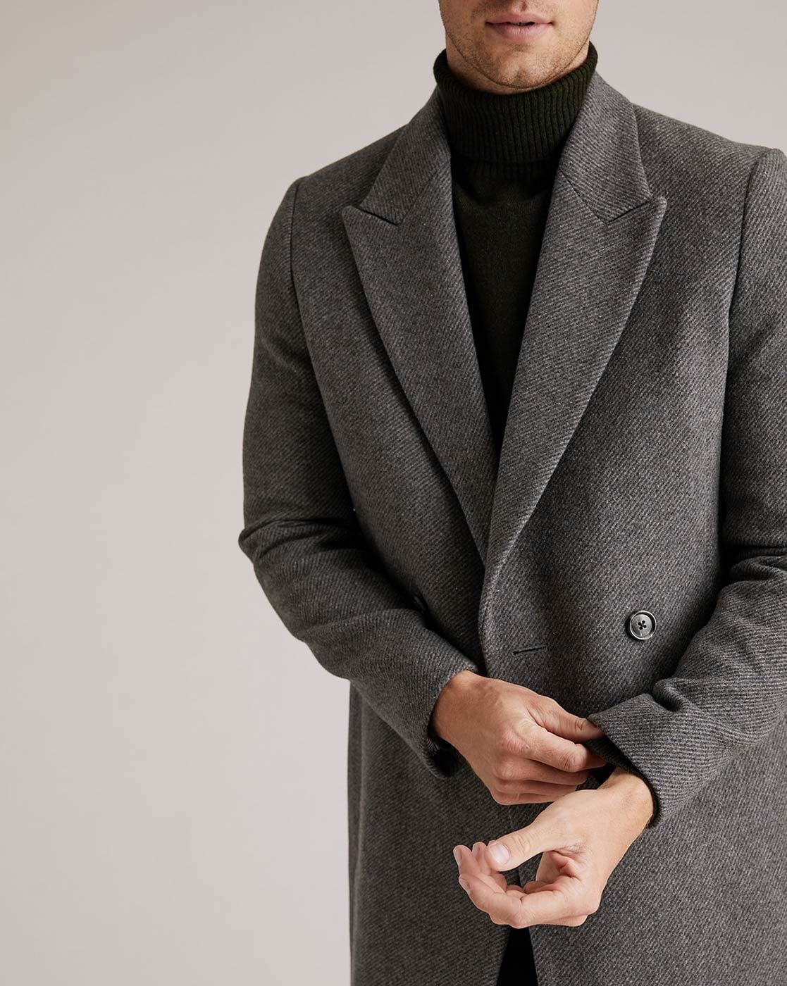 Heathered Long Coat