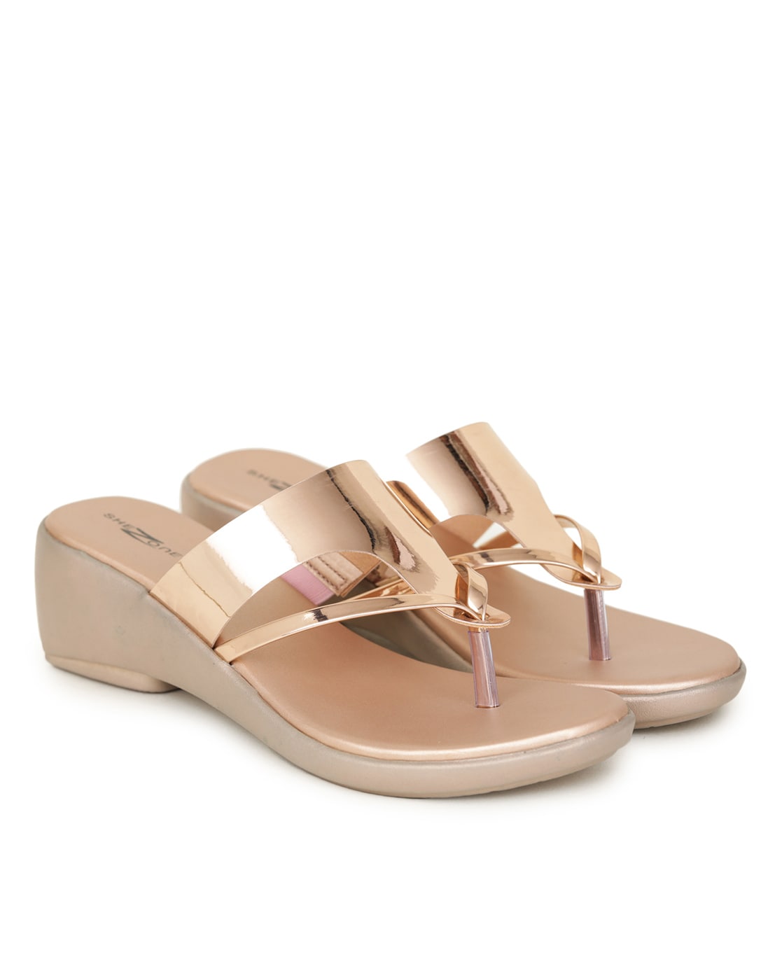 Rose gold sandals discount amazon