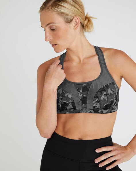 Minimiser Sports Bra with Adjustable Straps