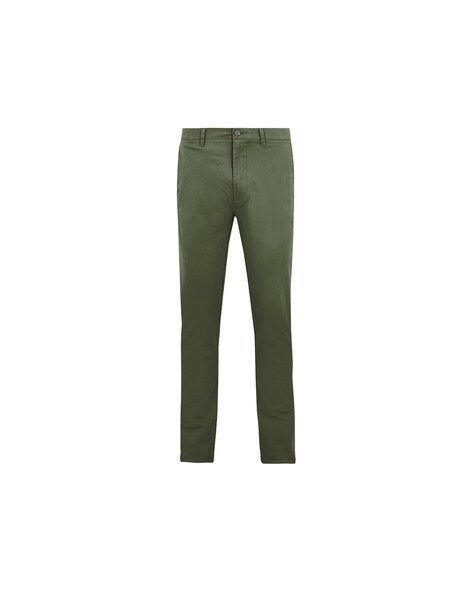 Buy Green Trousers & Pants for Men by Marks & Spencer Online