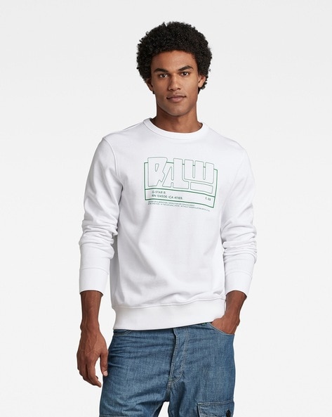 G star sale crew neck sweatshirt