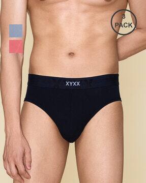 Buy XYXX Pack of 3 Embroidered Briefs  Online | Ajio.com