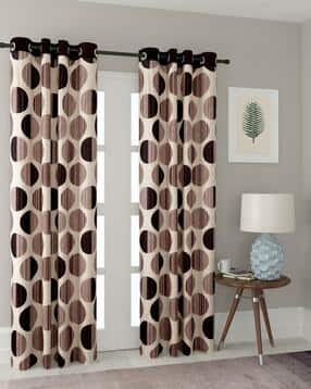 cortina eyelet curtain Set of 2 Decorative Door Curtains-picture-44