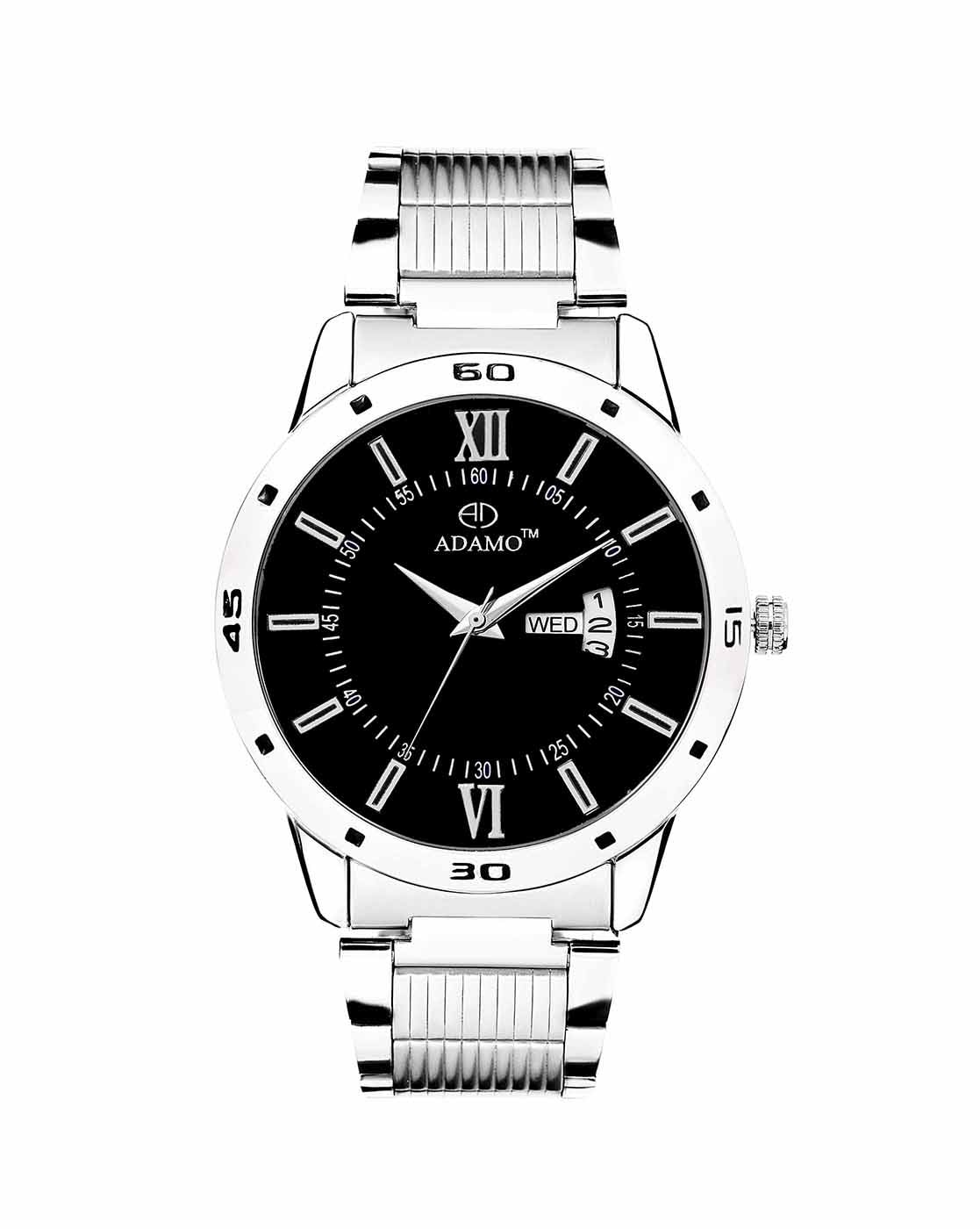 New Silver Optima OMD-618 Day and Date Unique Analog Watch for Men, Black  Dial at Rs 195 in Sonipat