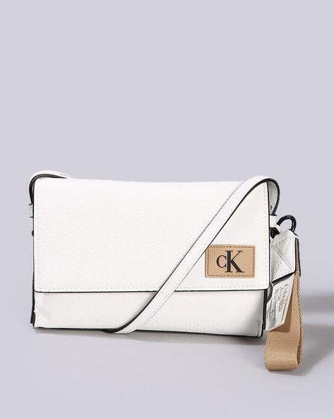Calvin Klein White Crossbody Bags