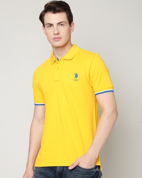 Polo t hotsell shirt yellow