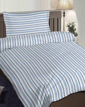 200TC Cotton Satin Quilt Blanket Dohar Set Single with 1 Pillow Cover-image-8