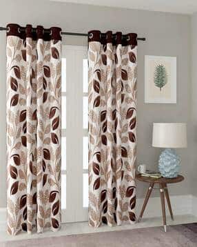 cortina eyelet curtain Set of 2 Decorative Long Door Curtain-picture-36