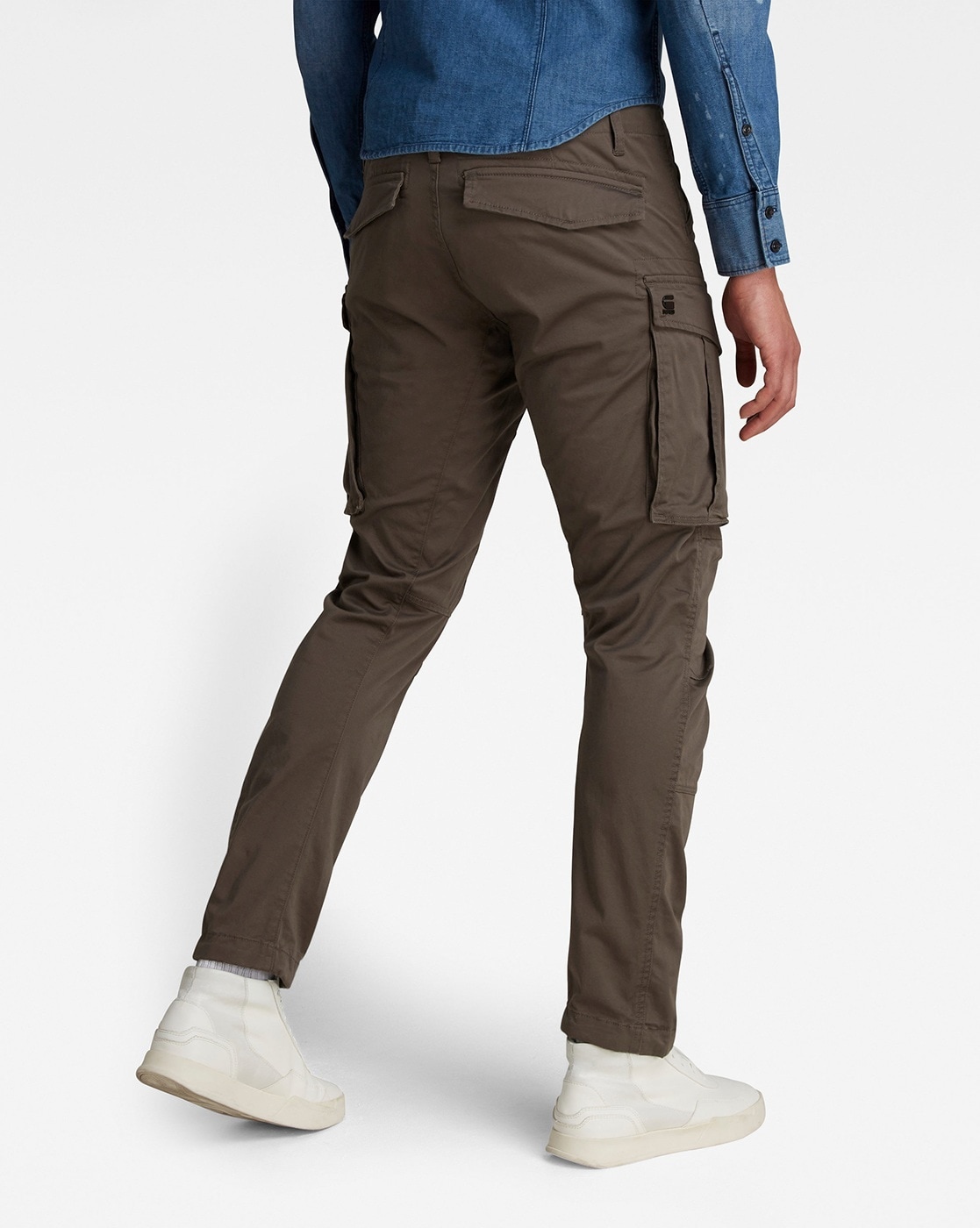 G-Star Raw Combat Cargo Trainer Green Pant - Puffer Reds