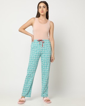 Cotton Pajama Pants - Blue/stars - Ladies | H&M US