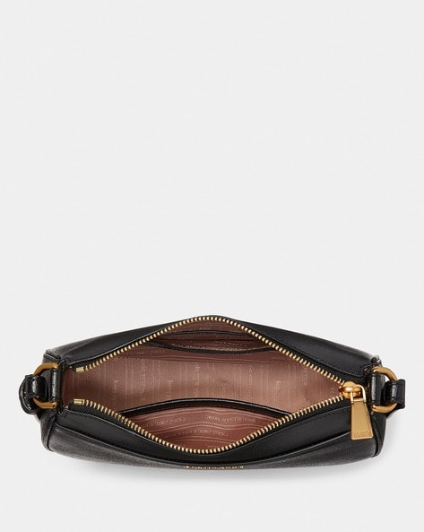 Small Saffiano Leather Envelope Crossbody Bag
