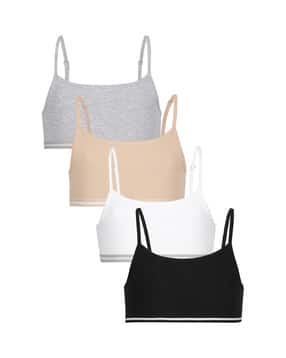 Pack of 4 Non-Padded Beginners Bras