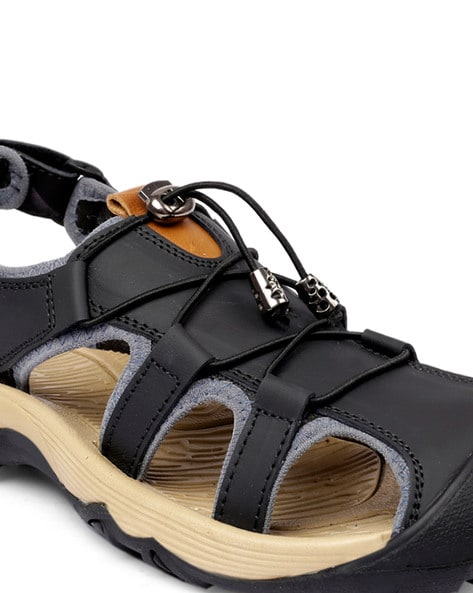 Buy BACCA BUCCI Mens Synthetic leather Velcro Closure Sandals | Shoppers  Stop