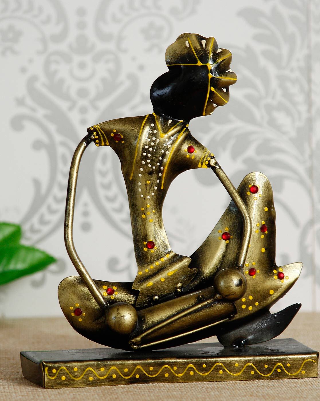 Buy Gold Showpieces & Figurines for Home & Kitchen by Ecraftindia Online