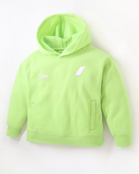 Lime green clearance graphic hoodie