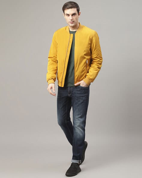 Yellow Bomber Jacket Outfit Buy Yellow Jackets Coats For Men By