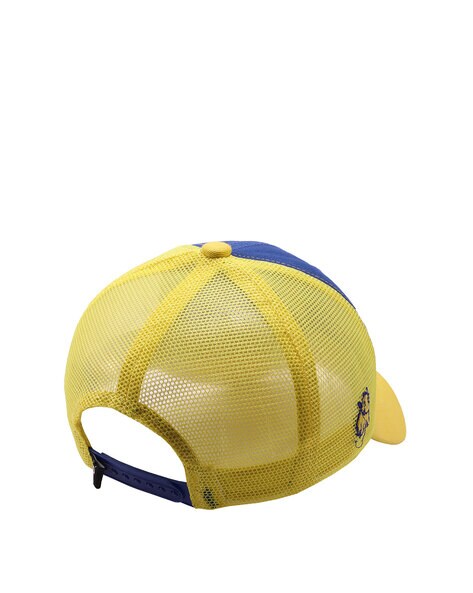 Cap Shap Colourblock Baseball Cap For Men (Yellow, OS)