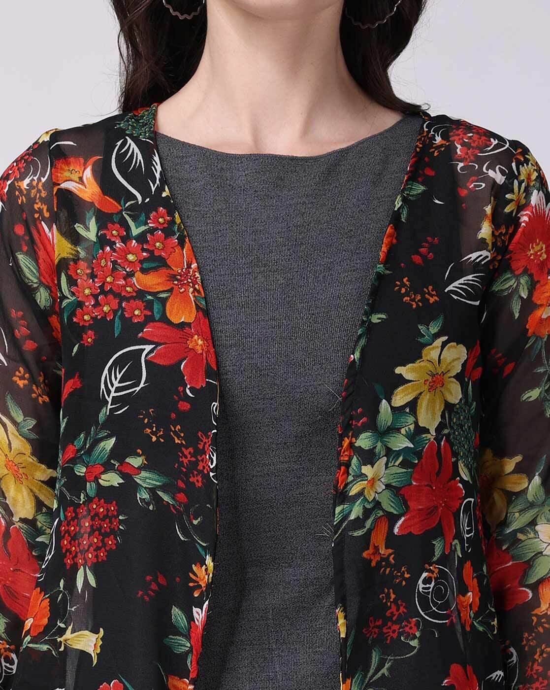 Buy Black Shrugs Jackets for Women by Cation Online