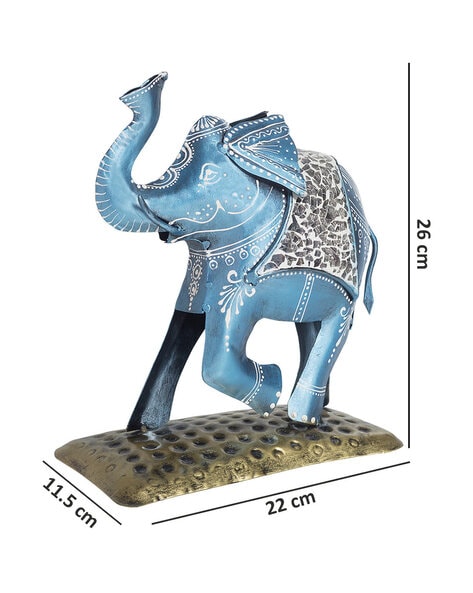 Printed Elephant Figurine Showpiece